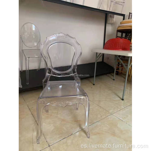 Buen precio Silla de boda Ghost Clear Resin Silla